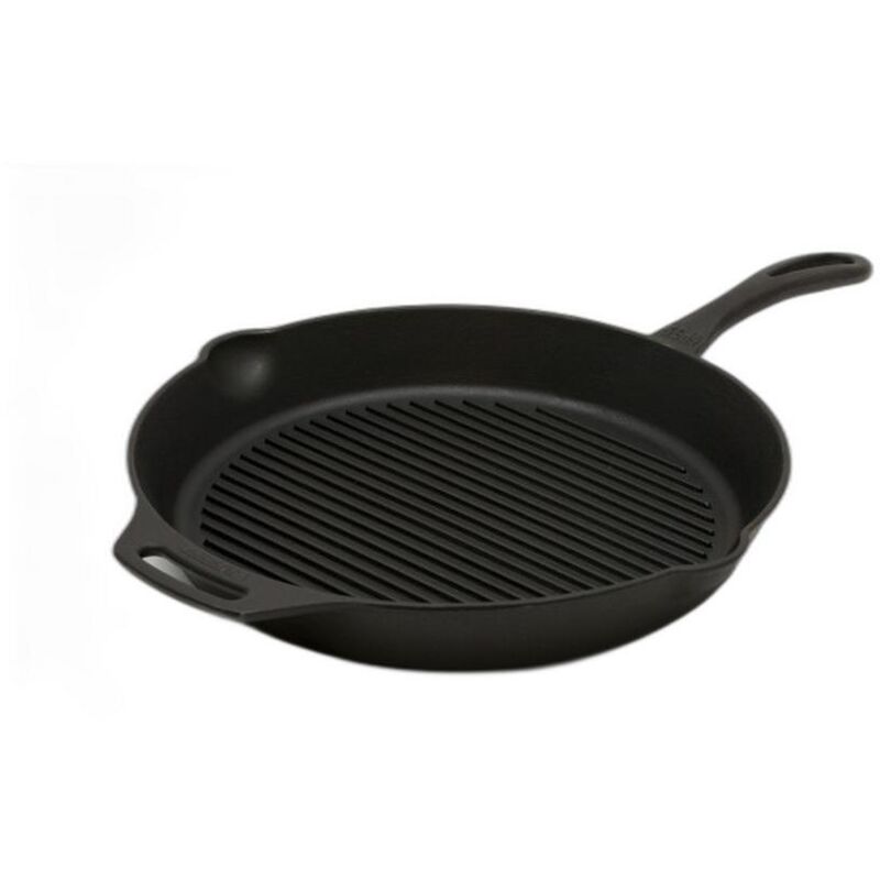 Petromax Grill-feuerpfanne Gp35 Mit Pfannenstiel Gusseisen Pfanne 3, 5 Liter 35 Cm