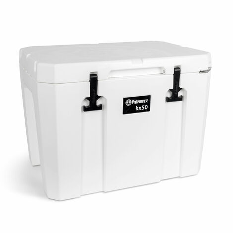 Petromax Kühlbox 50 Liter kx50 Alpenweiß für Camping, Angeln und Picknick / Stromunabhängig