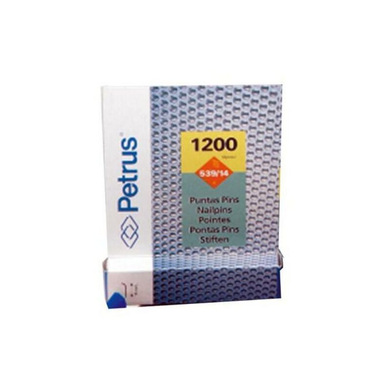

petrus puntas pins cobreadas 539-14 mm cajas 1200 und 77524 - Mibricotienda