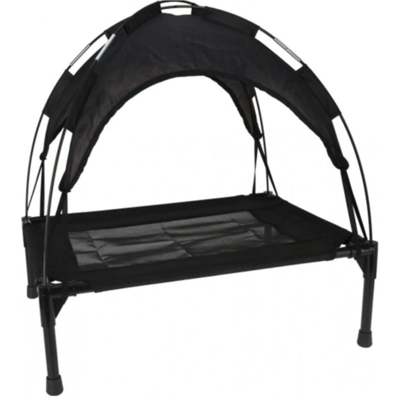Lit/tente pour animaux de compagnie 60x45 cm Noir Pets Collection