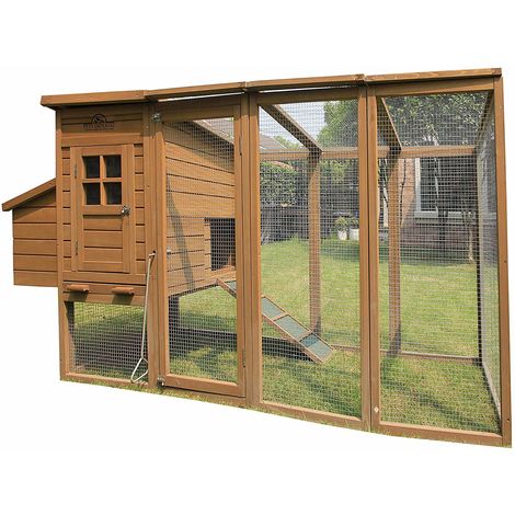 Pets Imperial Blenheim Chicken Coop With Extra Long Run 8ft25m