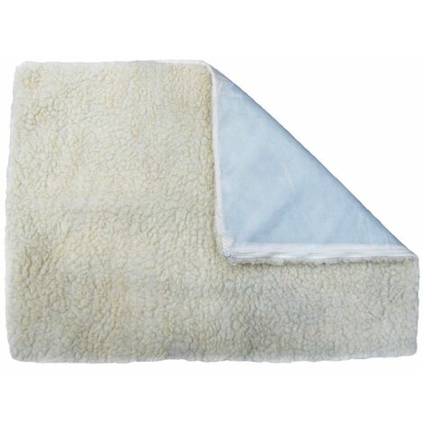 Pets Tapis Chauffant pour Chat et Chiens Coussin Chauffant Chat Couverture Auto-Chauffant Tapis Thermique pour Chat et Petits Chiens,Blanc, 64cm 45cm, 1 pièce