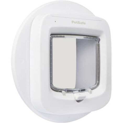Petsafe – Adaptateur vitrage pour chatière – Métal blanc – Diamètre d'ouverture 212 à 285 mm – Installation facile sur fenêtres et murs - PPA19-16145