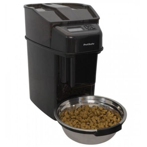 Petsafe Dispensador Digital Comida 12 Comidas Negro 5,6L