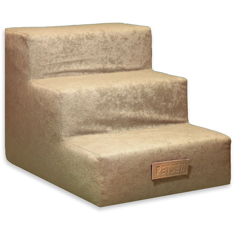 Petsen - escalier pour chien beige 3 marches