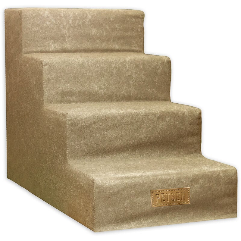 Petsen - escalier pour chien beige 4 marches