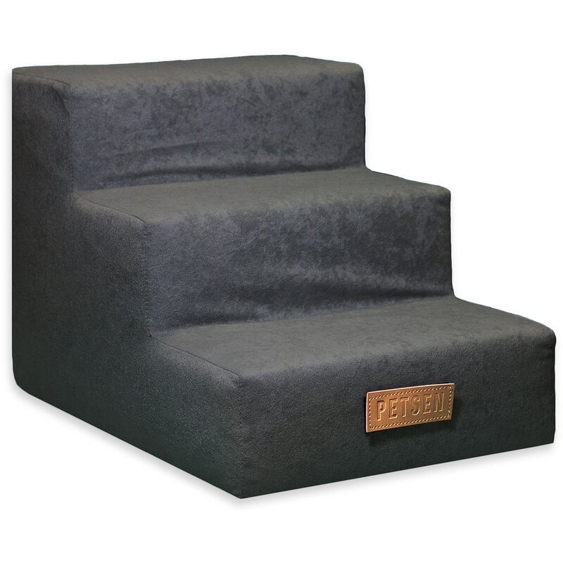 Petsen - escalier pour chien gris foncé 3 marches