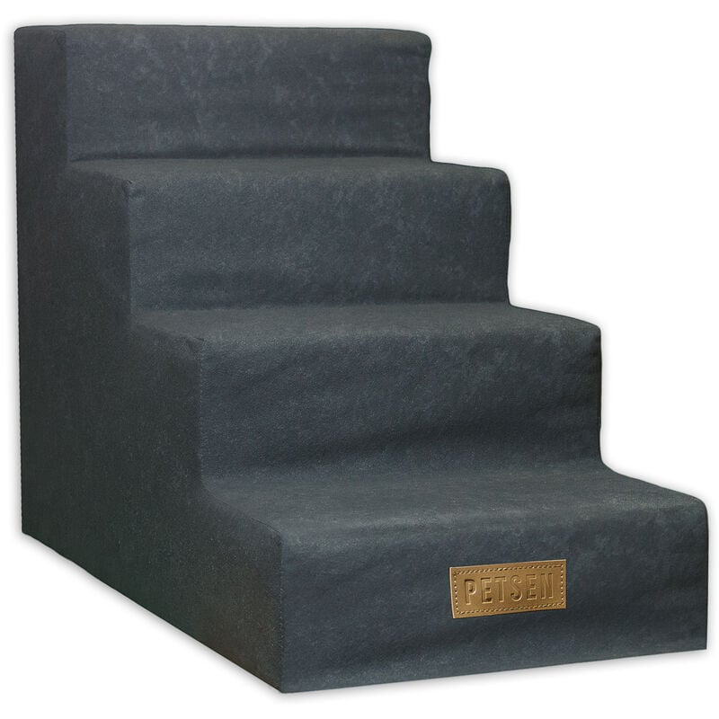 Petsen - escalier pour chien gris foncé 4 marches