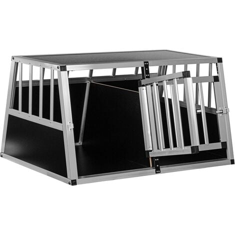 AREBOS Cage pour chien 92,5 x 60 x 66 cm Caisse de transport pour