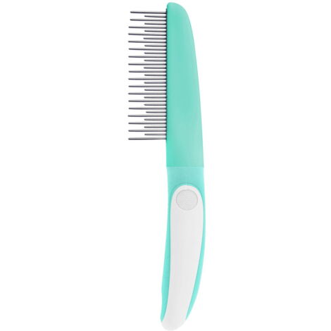 Pettine a denti rotanti alternati Hairmony per pelo medio lungo di cani e gatti