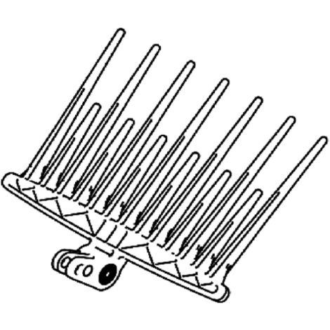 Pettine completo abbacchiatore Volpi Olytech DualComb 13 originale