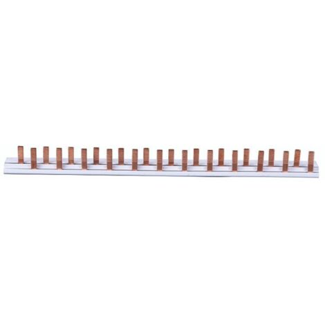 Pettine di collegamento per quadri elettrici, 12 moduli, 1P+N, 40A, 22,5cm - Ettroit JXBS3