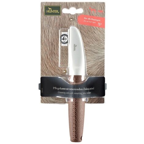 Pettine Hunter Marrone Plastica 12 Rastrello Girevole