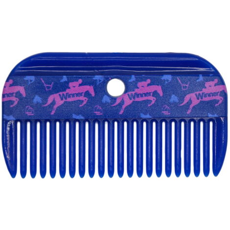 Pettine in plastica modello Pattern Winner per cavalli