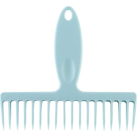 Pettine per la rimozione dei peli con manico lungo, spazzola raschiante con foro per appendere, strumento di pulizia per pavimenti, bagni, fognature, raccoglitori di peli