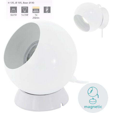 Petto 1 lampe de table gu10 gu10 gu10 couleur blanc 94513
