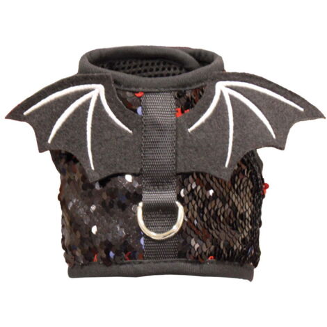 Pettorina Halloween modello Tricky dear devil per cani: 36x41 cm