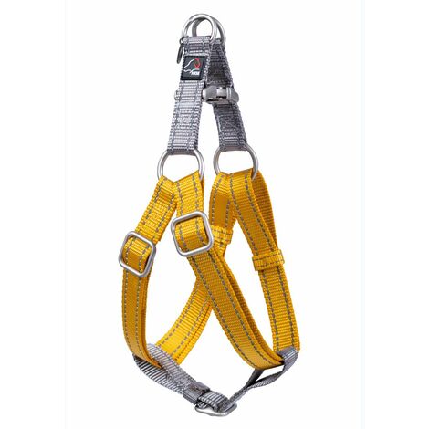Pettorina in nylon modello Anam Cara per cani: S, talpa/giallo oro 2941