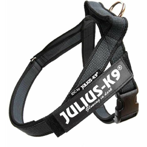 Pettorina Julius K9 IDC Color & Gray Belt harnessTg XL misura 2 torace 71-96 cm peso 28-40 kg - Nero