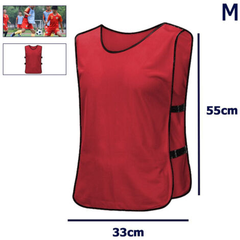 Pettorina Of Gilet Casacca Sport Basket Color    M   Rouge