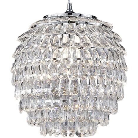 Petty Suspension Cluster Gemmes Gouttes Ø35 cm Trio Lighting