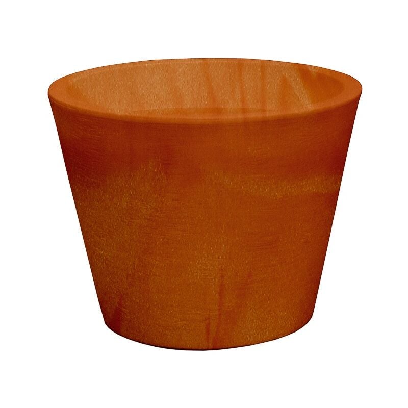 PETUNIA RÚSTICA Jardinière Ronde d'Intérieur et d'Extérieur Pour Plantes et Fleurs Très Résistante au Passage du Temps. Fabriqué en Polyéthylène en