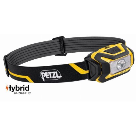 Petzl Aria 1R linterna frontal recargable negro amarillo