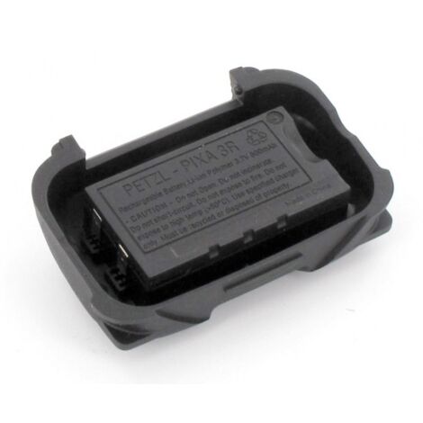 PETZL Batterie pour lampe frontale PIXA 3R - E78003 - Noir