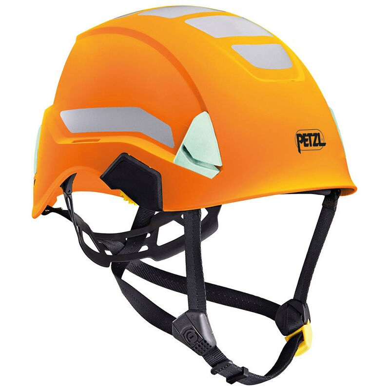 Casque de protection haute visibilité strato hi-viz - A020CA - Orange clair - Taille unique - Petzl