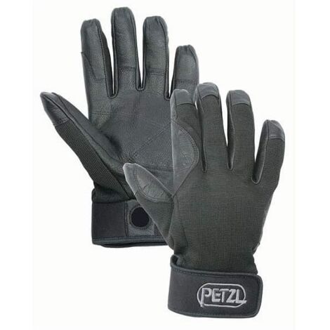 PETZL Gants légers CORDEX - K52 - Noir - 10 (XL)