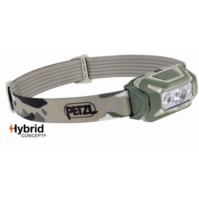 Petzl - Lampe frontale Aria 2R E071AA00 - Noir / Jaune - Taille unique