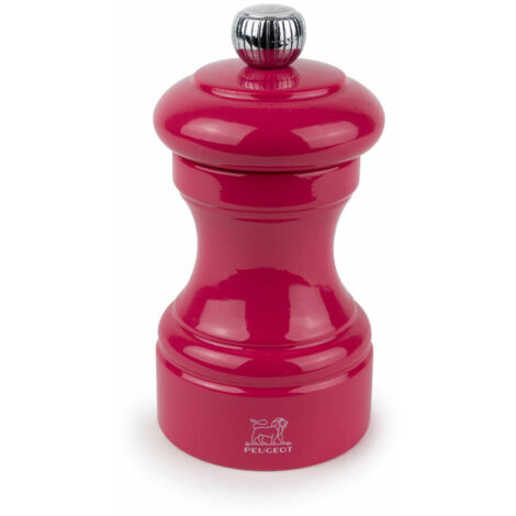 Peugeot Bistro Salzmühle 10 cm Bonbonrosa lackiert Holz