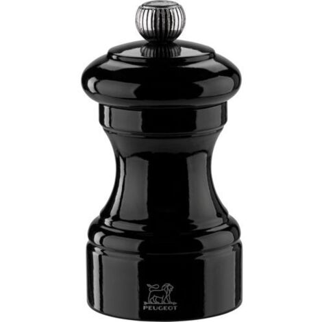 Peugeot Bistro Salzmühle 10 cm Schwarz lackiertes Holz