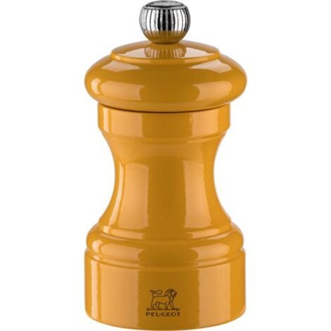 Peugeot Bistrorama Salzmühle 10 cm Safrangelb lackiertes Holz