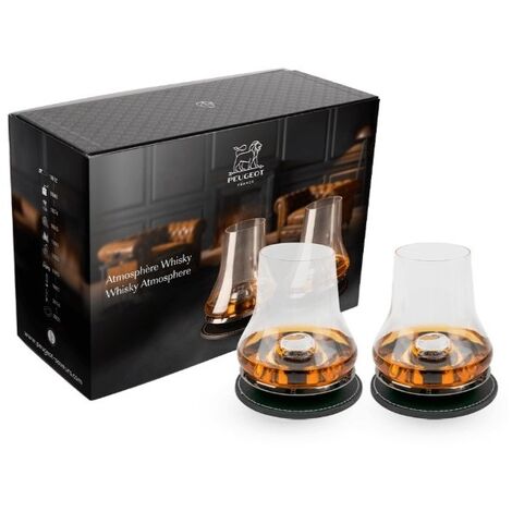 PEUGEOT PSP Peugeot - Coffret duo set whisky avec socles rafraichissants