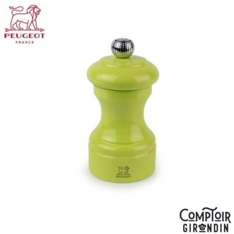 Peugeot Moulin à Poivre Manuel Bois Laqué Pistache