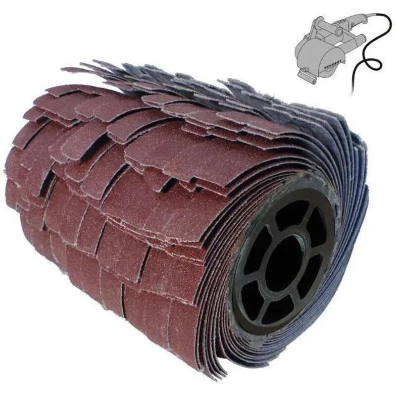 Peugeot-Outillage Energybrush 1500 cepillos abrasivos grano 40