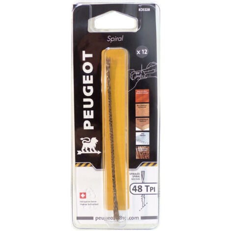 PEUGEOT PSP Lot de 12 lames pour scie a chantourner PEUGEOT