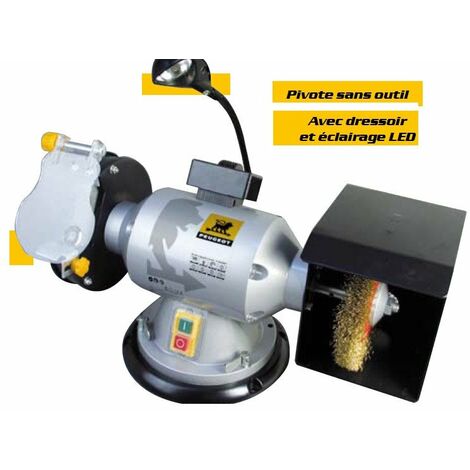 Peugeot - Touret à meuler/brosse 350W (pivotant 180°) - EnergyGrind150BP