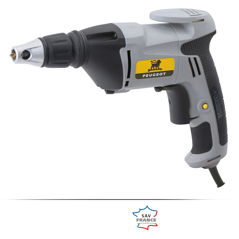 Visseuse Filaire pour Plaques de Plâtre 520W. - 0-4500 tr/min. - 1,34Kg