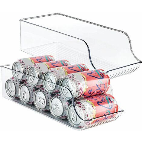Distributeur de canettes de soda pour réfrigérateur, étagère de stockage,  bière, coke - AliExpress
