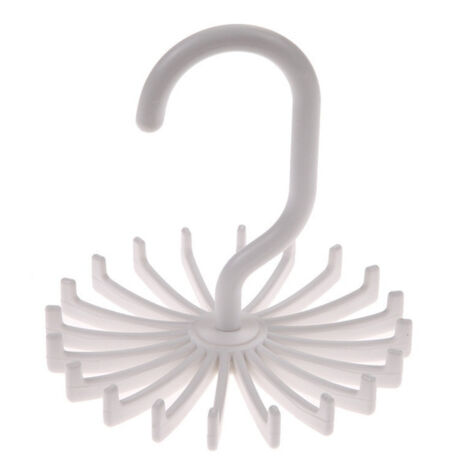 Peut contenir 20 bretelles châle porte-cravates détient cravates réglables sangle écharpe cintre crochet cravate écharpe sac de rangement 1 pièces (blanc)