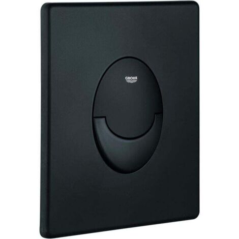 Peut être utilisé sur GROHE Start - plaque de recouvrement (économie d'eau, fonctionnement à 2 volumes et démarrage et arrêt, surface durable)/38505FK0 noir
