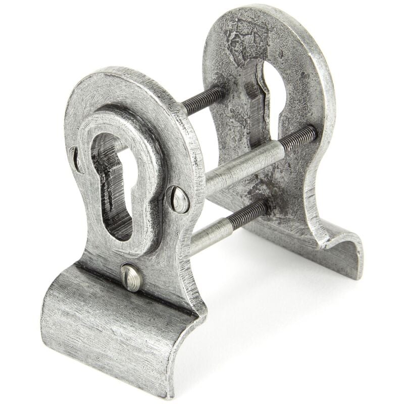 From The Anvil - Pewter 50mm Euro Door Pull (Back to Back fixings)