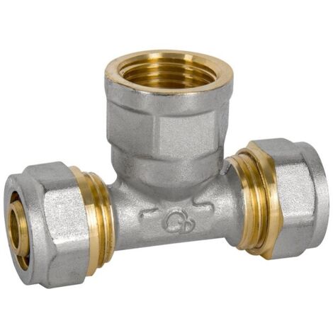 PEX-AL-PEX TEE CROMATO 3/41616 GIRL - D3/41616TD
