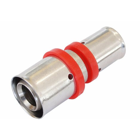 SANIMIX24 PEX Pressfitting Kupplung Reduzierung Übergang 16x20mm - Muffe für Alu Mehrschicht Verbundrohr - Verpressung mit U-Profil