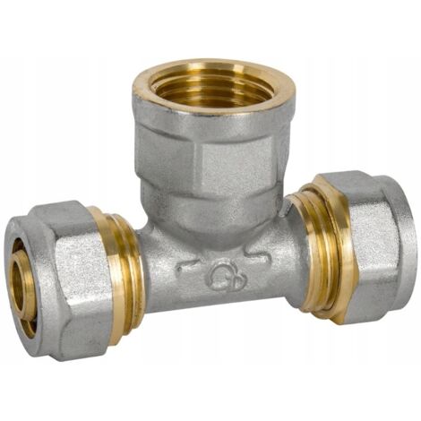 PEX TEE 25X3/4X25 GW DIAMANTATO AVVITATO
