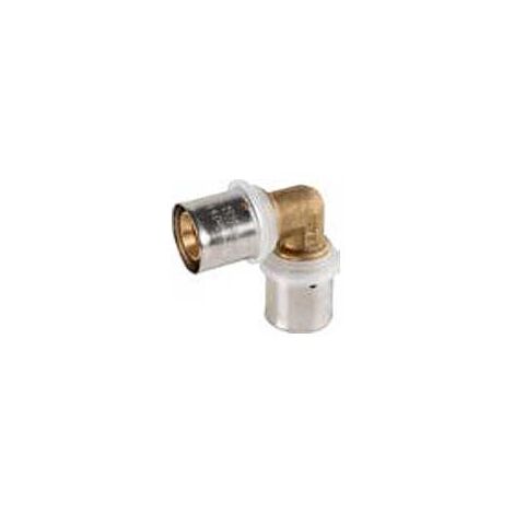 PEXAL BRASS Raccordo gomito intermedio ø20/2,25x20/2,25 a pressare VS0175410