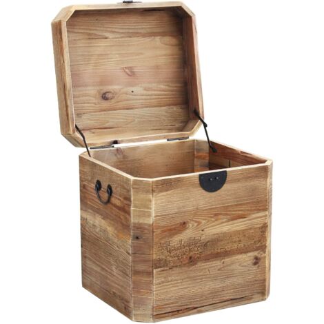 PEZ - baule in legno di pino riciclato