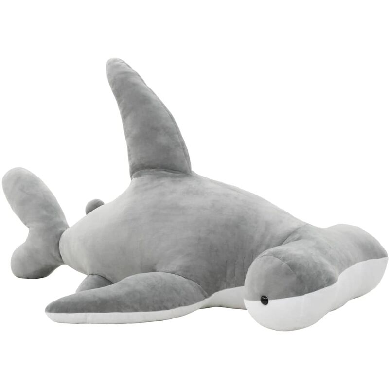 

vidaXL Pez martillo de peluche gris - Gris